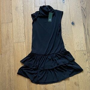 Wild Fable Black Ruffled Mini Dress